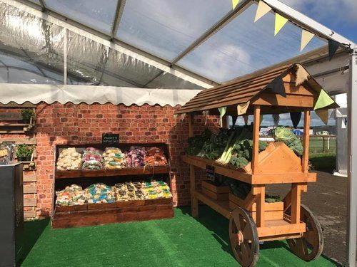 Vegetables  on display at County Show