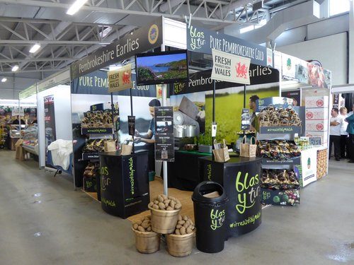 The Blas y Tir stand at the Royal Welsh Show