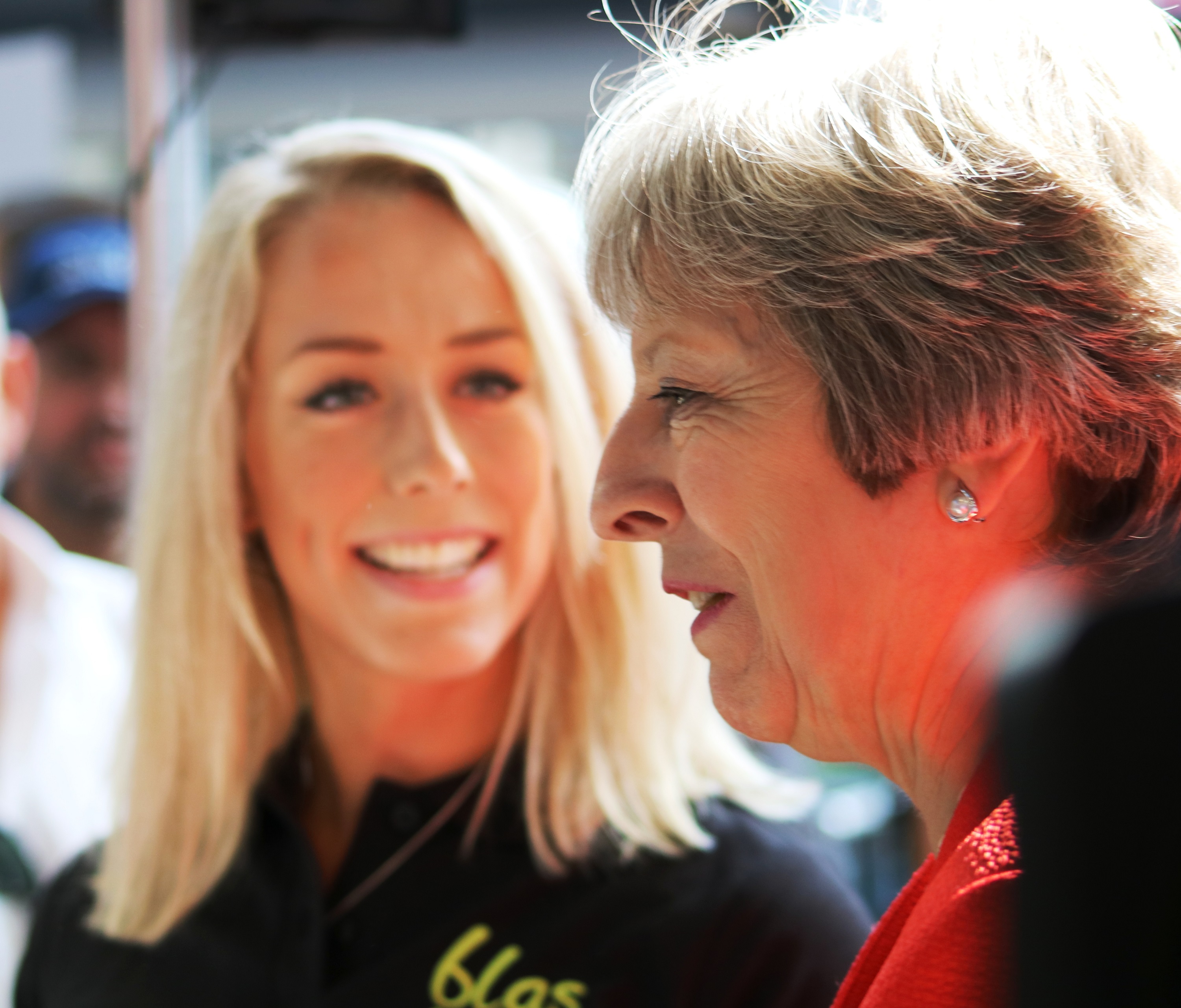Marketing Manager Megan with Prime Minister Theresa May at the Royal Welsh Show 2018